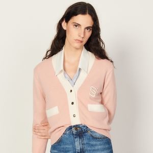 Sandro wool & cashmere cardigan